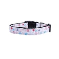 thumbnail image 3 of Pet Dog  Cat Nylon Collar or Leash, "Patriotic Crazy Hearts", 3 of 3