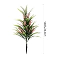 thumbnail image 3 of Artificial Persian Grass Potted Plant Set,Realistic Decorative Green And Bloom Mix Arrangement,Durable Plastic Simulation Design,Living Room Shelf Fireplace Office Desk Home Accent Decor Piece, 3 of 6