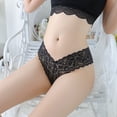 thumbnail image 6 of Fengqque Women's Sexy Lingerie Seamless Briefs Lace Panties Thong Underwear, 6 of 9