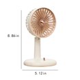 thumbnail image 3 of Fans on Clearance ASXITE Fans that Blow Cold,Desk Fan,Rechargeable Usb Fan,Portable In A Straight,Two Speed Wind Speed,Desktop Fan,Regolabile Angle Up And Down Sway, 3 of 6