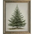 thumbnail image 6 of CozyNestFinds Vintage Christmas Tree, Pine Tree Vintage Print, Holiday Decor, Rustic Winter Tree Print, Botanical Winter Art, Christmas Tree Wall Decor (11x14 inch + Black Framed), 6 of 9