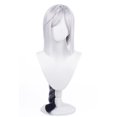 thumbnail image 1 of Peluca gris resistente al calor de cola de caballo para cosplay Anime Shenhe Pelucas Pelucas de disfraces de Halloween Gris -, 1 of 5