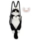 thumbnail image 1 of Mochila de peluche Strade Fareast Limited forma de gato con bufanda rosa, 1 of 5