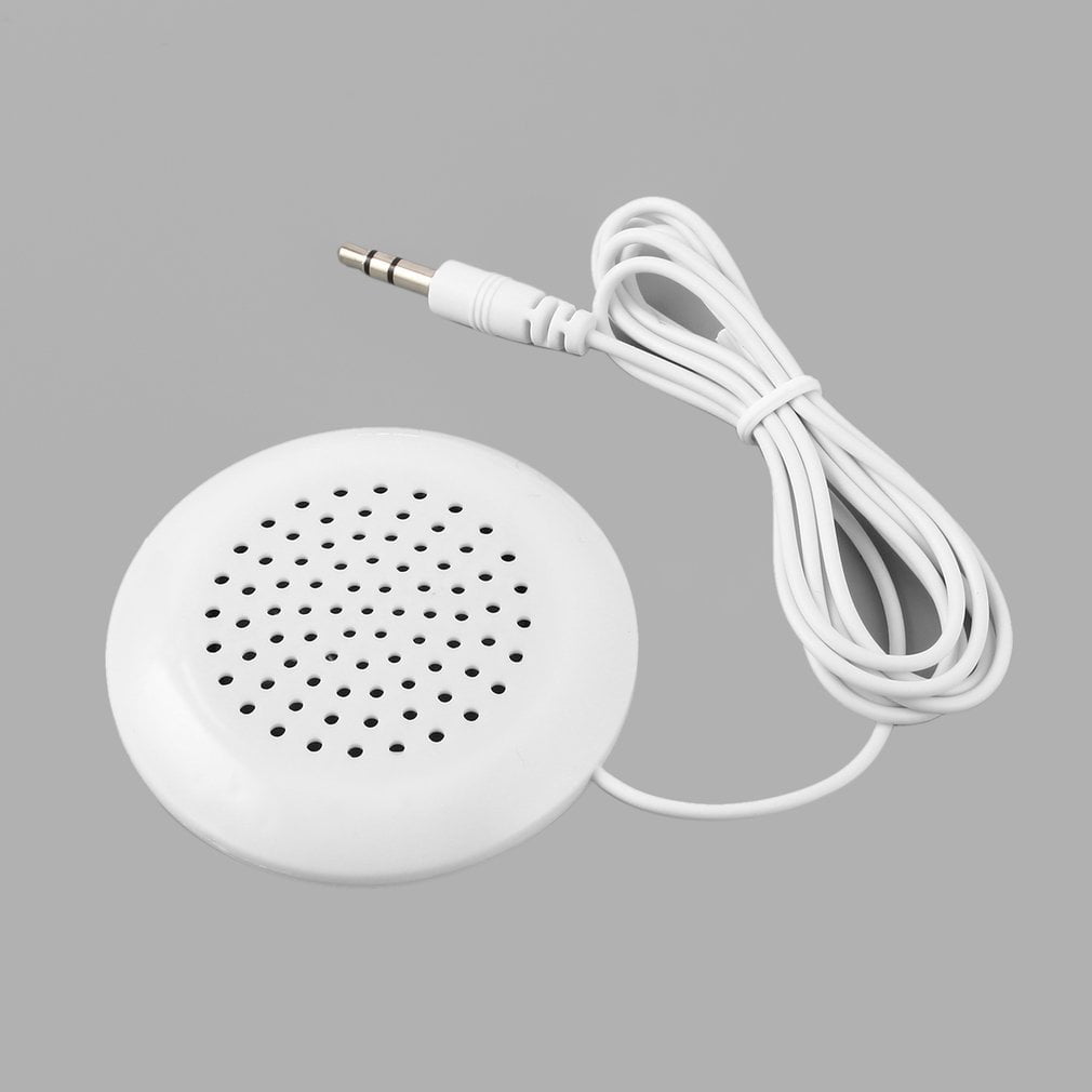 DIY 3.5mm Mini Louder Speakers Music Pillow Stereo Speaker for MP3 Phone for iPhone for iPod Touch CD Sleeping Use 