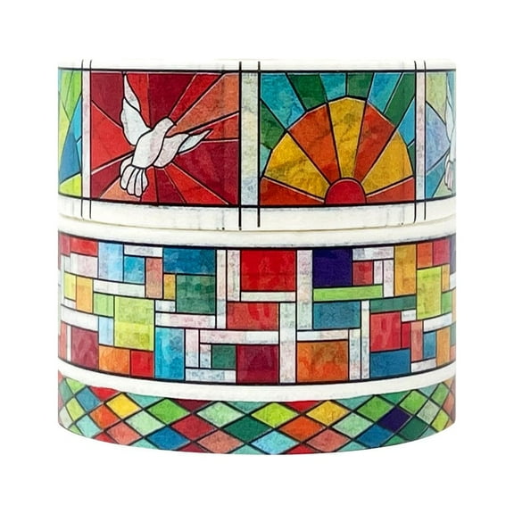 allydrew Geometric Washi Masking Tape Set (3 Rolls)