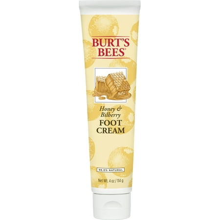 Shikai Skin Foot Cream - Burt's Bees Honey & Bilberry Foot Cream - 4 Ounce Tube