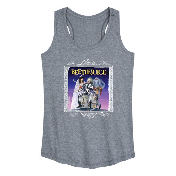 Beetlejuice - Beetlejuice Movie Poster Framed - Women's Racerback Tank