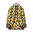 thumbnail image 3 of Checke Sunflower Backpack for School,Cute School Bag,Schoolbag with Adjustable Shoulder Straps & Padded Back,15.3"x11"x7.1".﻿, 3 of 6