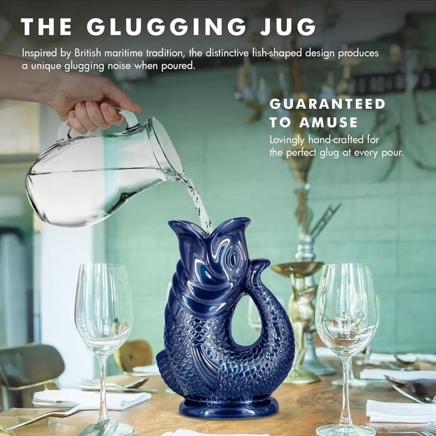 Glug Jug The Bubble Jug® Sage Green 50 fl oz 1.5L Litre Extra