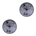thumbnail image 1 of maskred Compact Wall Clock with Powerful Suction Cup Water Resistant for Bathroom Kitchen Black 75 x 35mm 2Set, 1 of 6