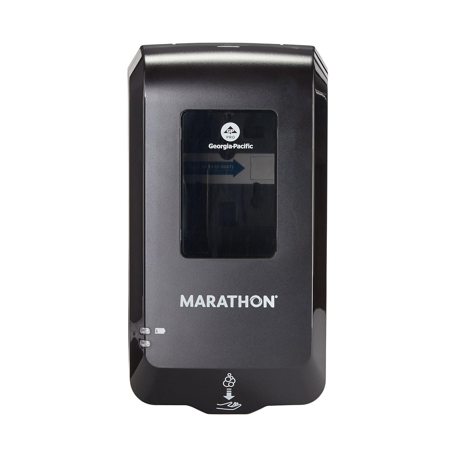 Marathon Manual Soap Dispenser in Black 5.4"x4.4"x11.3" New 