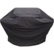 thumbnail image 1 of Funda para parrilla de barbacoa, resistente e impermeable, diseño resistente a los rayos UV que garantiza una larga vida útil, cuerda ajustable para un ajuste personalizado, color negro, 1 of 3