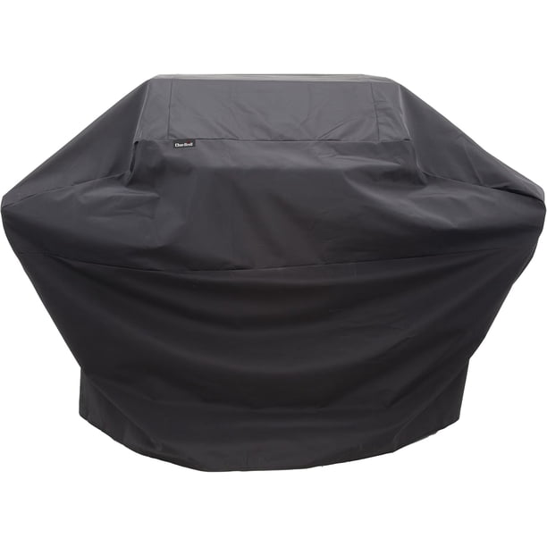 Funda para parrilla de barbacoa, resistente e impermeable, diseño resistente a los rayos UV que garantiza una larga vida útil, cuerda ajustable para un ajuste personalizado, color negro