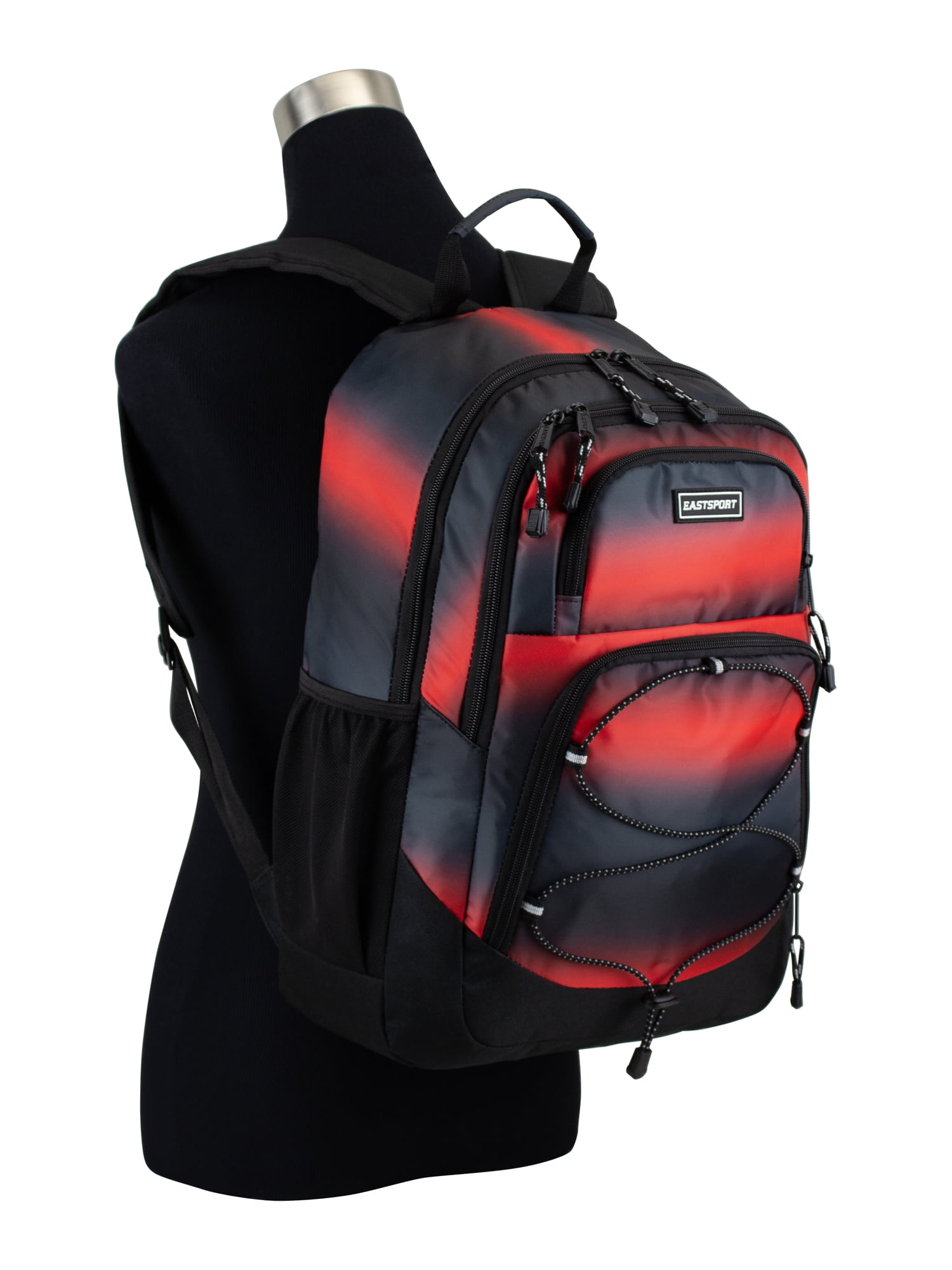 Eastsport Unisex Surge Sport Backpack, Red Ombre