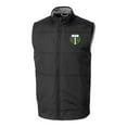 thumbnail image 2 of Men's-Cutter & Buck  Black Portland Timbers Big & Tall Stealth Hybrid Quilted Windbreaker Full-Zip Vest, 2 of 3