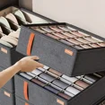 thumbnail image 3 of Organizador de ropa, ropa interior, calcetines, sujetador, cajones, cajas de almacenamiento de ropa, armarios, cajones, separador para pantalones, caja de almacenamiento, 3 of 5