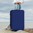thumbnail image 4 of Uemuo Navy Blue Printed Washable Luggage Cover - Fashion Suitcase Protector Fits 18-32 Inch Luggage -Large, 4 of 9