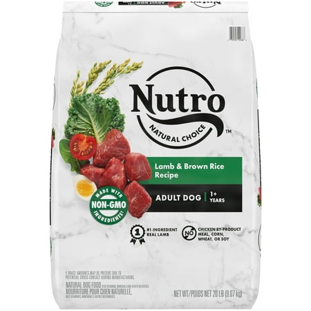 UPC: 0079105129688 | Nutro Natural Choice Adult Dry Dog Food  Lamb & Brown Rice Recipe Dog Kibble  20 lb. Bag