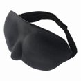 thumbnail image 2 of 3-pack - 3D Sleeping mask / eye mask / blindfold - Black, 2 of 5