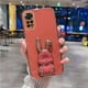 thumbnail image 3 of Note11s Luxury Rabbit Holder Case On For Xiaomi Redmi Note 11 Pro 4g 5g 10s 11s 9 10 9s 8 7 Plating Silicone Stand Cover 10c 9c, 3 of 5