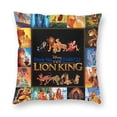 thumbnail image 2 of Funda de cojín de felpa de El Rey León Simba y Mufasa, funda de almohada para sofá, coche, decoración del hogar, 45 x 45 cm, regalo de cumpleaños para niños, 2 of 4