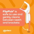 thumbnail image 5 of Plackers OrthoPick® Floss Picks Designed for Braces, Tuffloss®, FlipPick® Clean Between Brackets, 36 Flossers, 5 of 10
