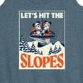thumbnail image 3 of Disney - Lets Hit The Slopes - Women's Racerback Tank Top, 3 of 5