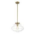 thumbnail image 2 of Trade Winds Jordan 1-Light Pendant in Natural Brass, 2 of 4