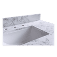 thumbnail image 5 of Miekor Engineered Stone Carrara White 49 x 22 inches Bathroom Vanity Top, 5 of 5