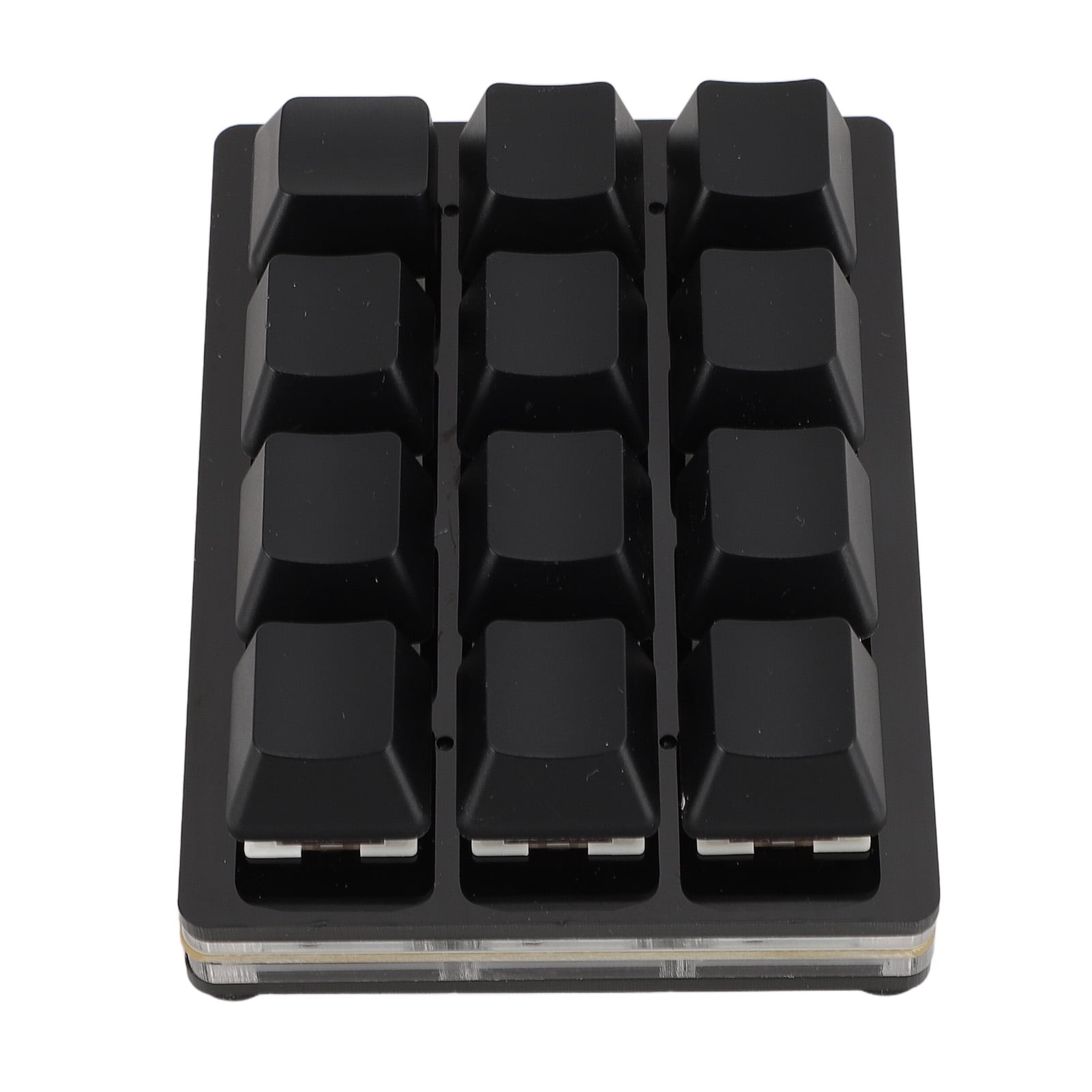 12 Key Mechanical Gaming Keyboard, One Handed Programmable Mechanical Keyboard, RGB Multifunctional Mechanical Gaming Keypad Mini USB Wired RGB Red Switch