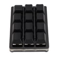thumbnail image 1 of 12 Key Programmable Macro Keyboard, RGB Red Switch Hot Swappable Keyboard with Detachable USB Cable, Convenient Gaming Keyboard for Work Music, 1 of 7
