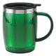 thumbnail image 4 of Paquete con 48 piezas de Taza doble pared acero inoxidable con tapa verde 9 x 12, 4 of 4