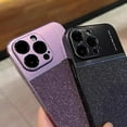 thumbnail image 6 of Compatible with iPhone 15 Pro Max Bling Case Sparkling Glitter Metal Wire Drawing Glossy Slim Thin Lightweight Fashion Lens Protection Shockproof Cover for Women Girls, 6 of 13