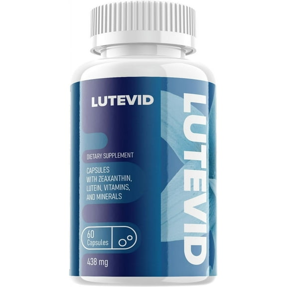 (1 Pack) Lutevid - Revolutionary Advanced Vision Matrix Formula - Supports Healthy Vision - Dietary Supplement for Eyes Sight - 60 Capsules