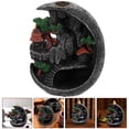 thumbnail image 4 of Backflow Incense Burner Resin Craft Aroma Censer Waterfall Incense Burner Tabletop Decor, 4 of 8