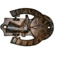 Western Boot & Star Door Knocker Solid Cast Iron