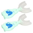 thumbnail image 4 of Cepillo De Dientes 2 Uds., Cepillo De Dientes En Forma De U, Cepillo De Dientes De Entrenamiento Manual De Silicona Suave De Grado Alimenticio, Limpieza Bucal De 360 ​​grados, 4 of 7