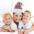 thumbnail image 4 of Punto De Navidad Para Adultos, Gorros De Elfo Cálidos Para Navidad, Gorro De Disfraz Para Fiesta De Navidad, Accesorios De Decoración Sweethay HA046870-01, 4 of 6