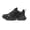 Black, variant on uikmnh Kids Breathable Mesh Sneakers Hook and Loop Casual Shoes with Sole for Boys and Girls Size:7-8 Years