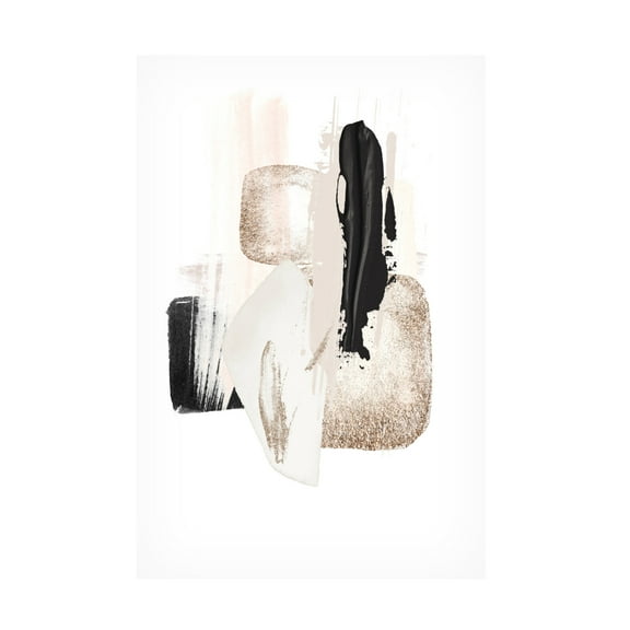 Trademark Fine Art Sally Ann Moss Brush Strokes 1 Canvas Wall Art