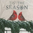 thumbnail image 3 of Wiens, James 20x20 Black Modern Framed Museum Art Print Titled - Christmas Affinity X Two Birds, 3 of 5