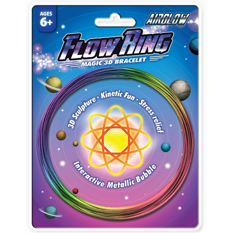 Flow Ring Kinetic Spring Toy 3d Sculpture Ring Multi Sensory Interactive  Kinetic Education Spring Toy Arm Spinner Magic Rings Bracelet Unique  Sensory