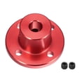 thumbnail image 1 of Unique Bargains 6mm Dia H15xD15 Rigid Flange Coupling Motor Guide Shaft Coupler for DIY Parts Red, 1 of 1