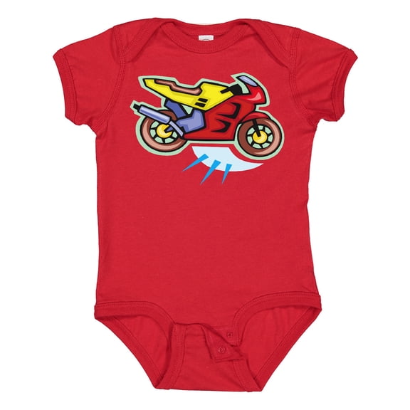 Inktastic Crotch Rocket Motorcycle Boys or Girls Baby Bodysuit