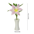 thumbnail image 3 of Weloille 1 Piece LED Lily Flower Pot Table Lamp, Dimmable Mini Night Light, Soft Eye Protection Ambient Desk Lamp, for Bedroom Living Room Desktop Holiday Gift Home Decor, 3 of 6
