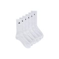 thumbnail image 2 of adidas 6 Pack Men's Athletic Crew Socks (Shoe Size 6-12), White, 2 of 3