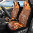 thumbnail image 2 of XYZCANDO Automotive Seat Cushion Covers Polyester Car Accessories Car Seat Covers Non-Slip Lightweight Truck Sedan, Butterfly Pattern Design, 2 of 10