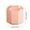 Pink, variant on Rotating Pen Holder, 360 Degree Desk Organizer with Multi Compartments for Office Supplies, Stationery, and Makeup Brushes