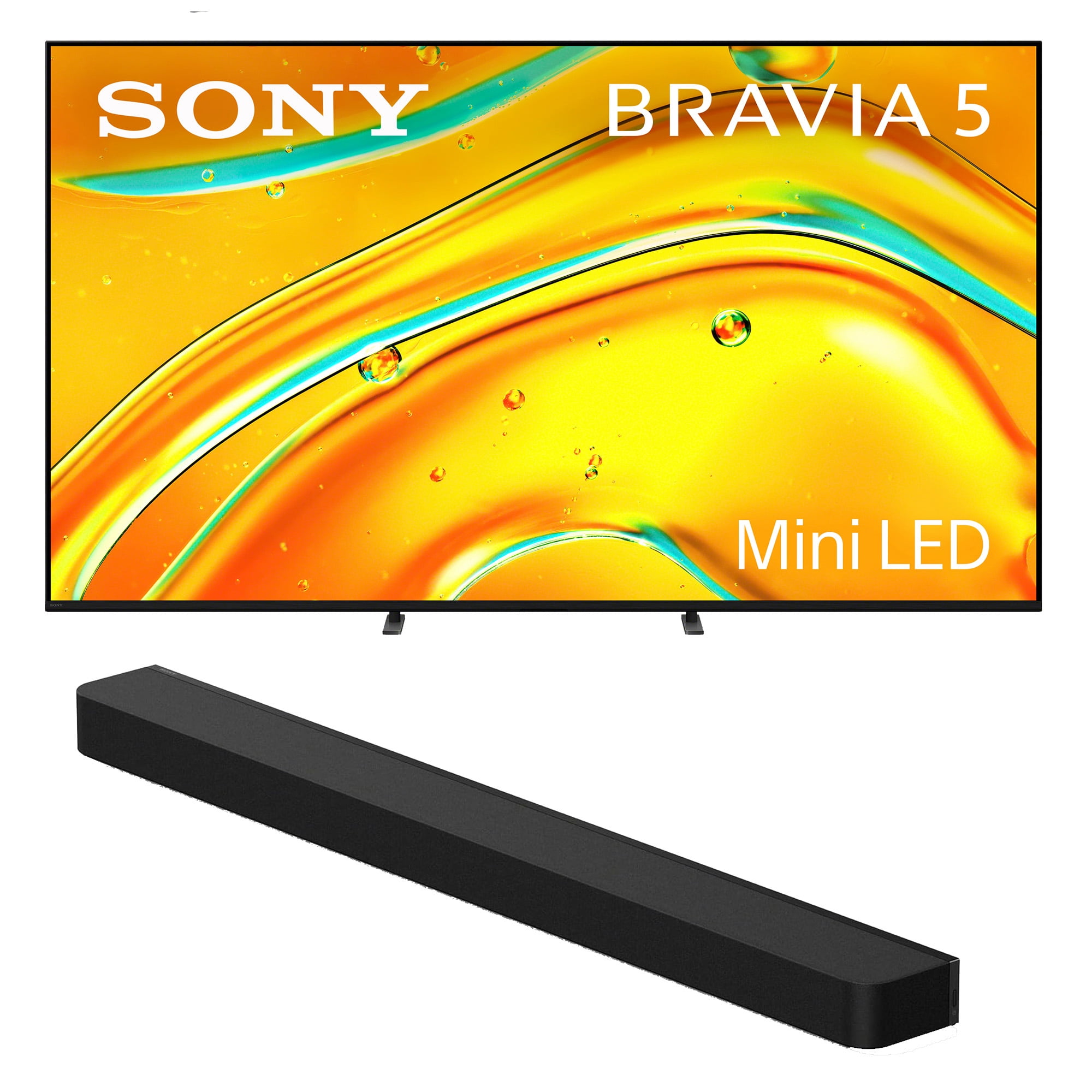 Sony K-85XR50 Mini LED 4K HDR TV with a HT-A8000 BRAVIA Soundbar (2025)