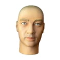 thumbnail image 4 of FashionCha 1:6 Scale Male Head Sculpt Photo Prop, PVC, Easy to Install, Bald Man Head for Doll 12" Soldier Action Figure Collection Body, 4 of 8